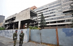 Ministarstvo odbrane i Vojska Srbije počeli su juče raščišćavanje ruševina dela zgrade B bivšeg Generalštaba u Beogradu