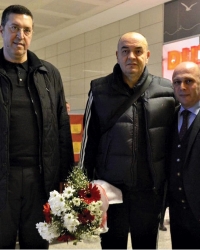 Duško Vujošević  u Istanbulu sa predstavnicima Banvita i KS Turske