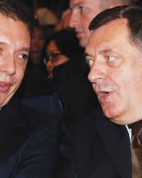 Aleksandar Vučić i Milorad Dodik