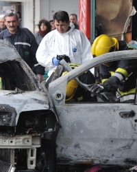 Poprište eksplozije...