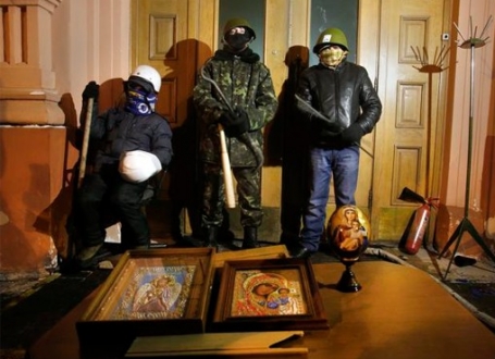 Demonstranti u Ministarstvu pravde u Kijevu