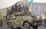 Demonstranti  slave pobedu  u Kijevu