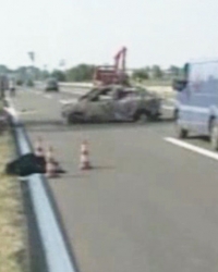 Uviđaj posle tragedije  na autoputu