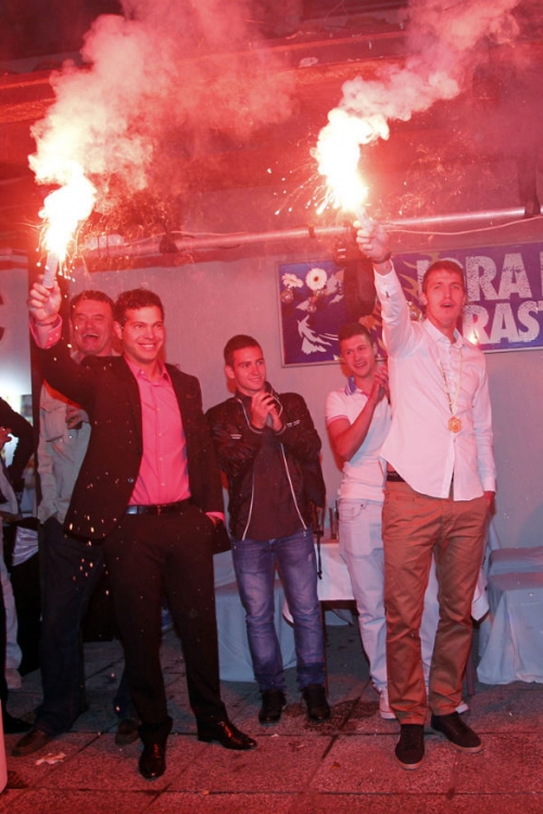 Proslava Partizanove titule u restoranu