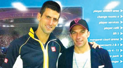 Novak Đoković i Alesandro del Pjero