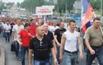 Protest rudara protiv  ukrajinske vojske!