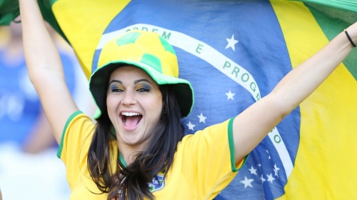Navijačica Brazil