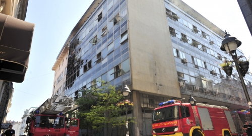 Požar u Komercionalnoj banci / Foto: Dušan Milenković | Foto: 