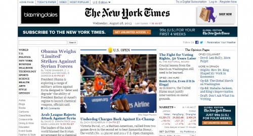 Sajt Njujork Tajmsa je blokiran za korisnike iz Amerike
