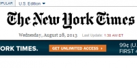 Sajt Njujork Tajmsa je blokiran za korisnike iz Amerike