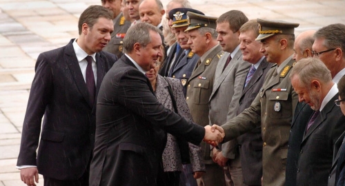 Prethodna poseta ruskog zvaničnika - Rogozin i Vučić