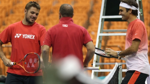 Rodžer Federer i Stanislas Vavrinka