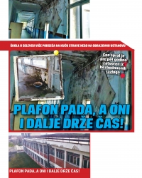 Plafon pada, a oni  i dalje drže čas!
