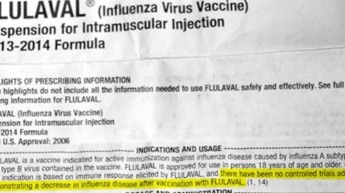 Upustvo za vakcinu Flulaval