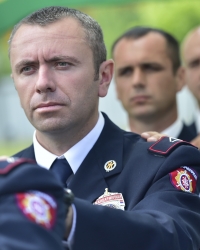 Pripadnici Žandarmerije na obeležavanju slave i Dana Žandarmerije u bazi Ronilačkog centra