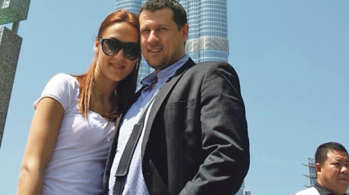 Novopečeni  verenici još se  odmaraju u Dubajiu