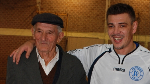 Savo Milešević sa dedom