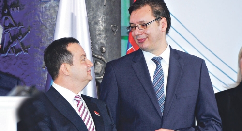 Spoljna politika i  državni sekretari prostor  za pregovore o budućoj  vladi: Ivica Dačić i  Aleksandar Vučić